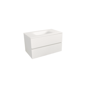 Koupelnová skříňka s umyvadlem bílá mat Naturel Verona 66x51,2x52,5 cm bílá mat VERONA66BMBM