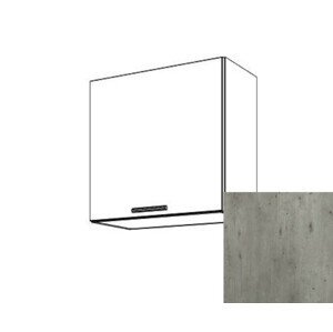 Kuchyňská skříňka pro digestoř horní Naturel Gia 60 cm beton WCH6057BE