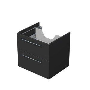 Koupelnová skříňka pod desku se 2 zásuvkami Naturel Ratio 60x56x50 cm antracit mat ZB602Z56.A3396