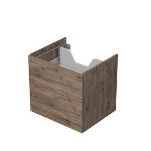 Koupelnová skříňka pod desku se 2 zásuvkami Naturel Ratio 60x56x50 cm dub Wellington ZB602Z56PU.D370