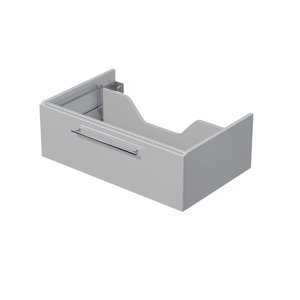 Koupelnová skříňka pod desku s 1 zásuvkou Naturel Ratio 80x26x50 cm šedá lesk ZB801Z26.A2736
