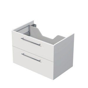 Koupelnová skříňka pod desku se 2 zásuvkami Naturel Ratio 80x56x50 cm bílá mat ZB802Z56.A3416