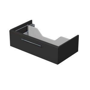 Koupelnová skříňka pod desku s 1 zásuvkou Naturel Ratio 90x26x50 cm antracit mat ZB901Z26.A3396