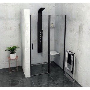 Sprchové dveře 140 cm Polysan Zoom Line černá ZL1314B
