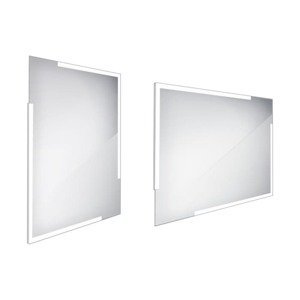 Zrcadlo bez vypínače Nimco 80x60 cm hliník ZP 14002