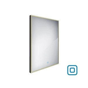 Zrcadlo se senzorem Nimco 60x80 cm černá ZPC 13002V-90