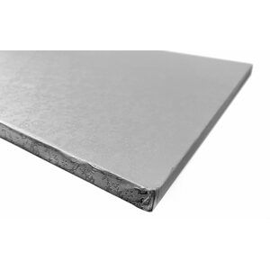 Modecor Dortová podložka stříbrná čtverec 500 x 500 mm - silná 1 cm