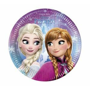 Papírový talíř FROZEN - Ledové království 20 cm, 8 ks - GoDan