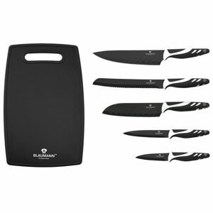 Sada nožů s nepřilnavým povrchem + prkénko 6 ks NonStick Chef - Blaumann