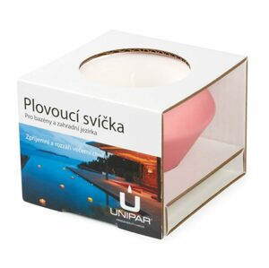 UNIPAR Plovoucí svíčka na bazén - fialová