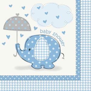 UNIQUE Ubrousky umbrellaphants "Baby shower" - Kluk / Boy 16 ks