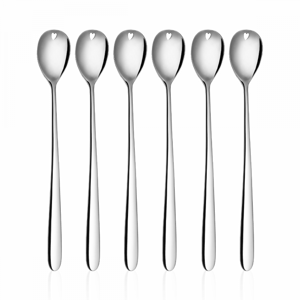 Sola - Latte lžičky se srdíčkem 6 ks sada – Love Cutlery (116606)