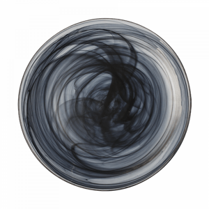 S-art - Talíř mělký černý 28 cm - Elements Glass (321910)