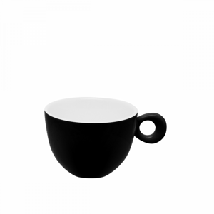 Lunasol - Kávový / čajový šálek RGB černý 200 ml (451610)
