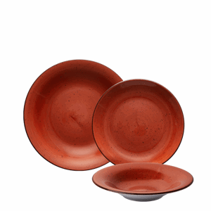 Porecelánový set terracotta 18 ks - Hotel Inn Chic color (910082)