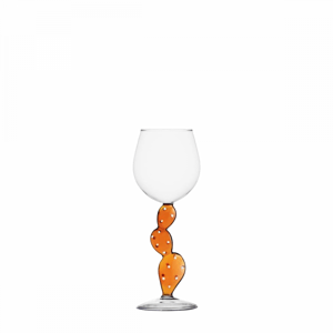 Ichendorf - Pohár na víno kaktus oranžový (983062)