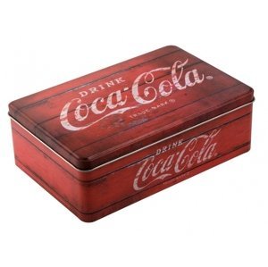 Plechová dóza nízká Coca Cola - Florentyna
