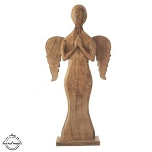 Anděl dřevo MANGO vysoký L - Orion