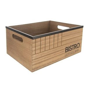 Orion Bedýnka dřevo kov Bistro 29,5x22x13,5 cm - Orion