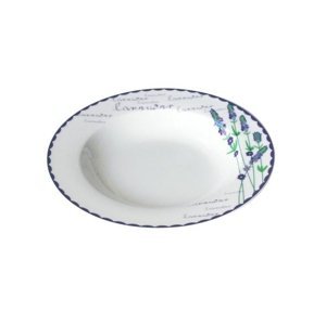 TORO talíř polévkový keramika levandule 21,5x3,5cm