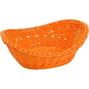 Košík oválný 23,5 x 18 x 6/8 cm - oranžový - Westmark