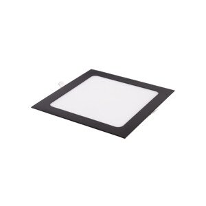 BSN12 LED panel 12W černý čtverec - Studená bílá