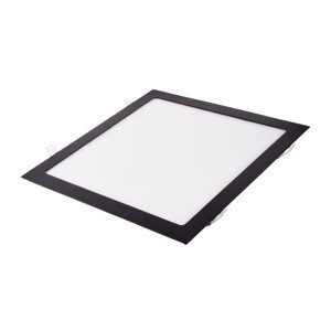 BSN24 LED panel 24W černý čtverec - Teplá bílá