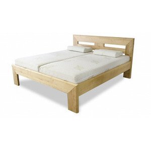 Postel Postelia NOVA Buk 180x200 - dřevěná postel z masivu o šíři 4 cm