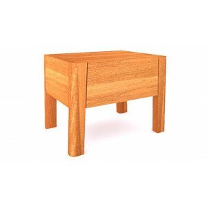 Dřevěný noční stolek Postelia GIULIA 1Z 50x40x45 cm - Provedení masiv Buk nebo za příplatek Dub