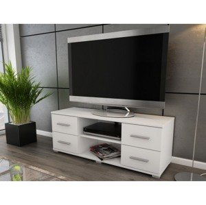 TV stolek Oskar TV, bílý, 120 cm