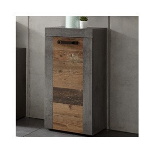 Koupelnová úložná skříňka Indiana, vintage optika dřeva