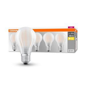 5 ks matná LED žárovka E27 6,5 W CLASSIC teplá bílá