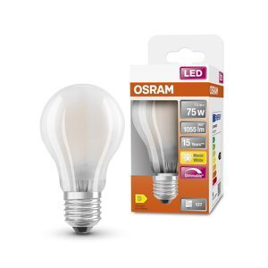 Stmívatelná matná LED žárovka E27 7,5 W CLASSIC, teplá bílá