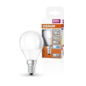 LED žárovka E14 4,9 W STAR CLASSIC P, studená bílá