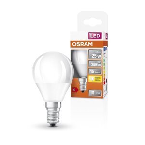 LED žárovka E14 3,3 W STAR CLASSIC P, teplá bílá