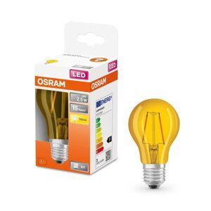 LED klasická žárovka E27 2,5 W STAR DÉCOR CLASSIC, žlutá