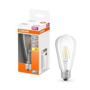 Dekorativní LED průhledná žárovka E27 4 W CLASSIC ST, teplá bílá