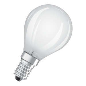 Matná LED mini žárovka E14 4 W CLASSIC P, studená denní bílá