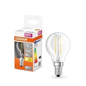 Mini LED žárovka E14 2,5 W CLASSIC P, teplá bílá