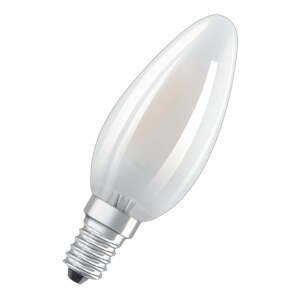 Matná LED svíčková žárovka E14 4 W CLASSIC B, studená denní bílá