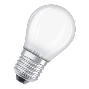Matná LED žárovka s redukcí modrého světla E27 3,4 W CLAS P, teplá bílá