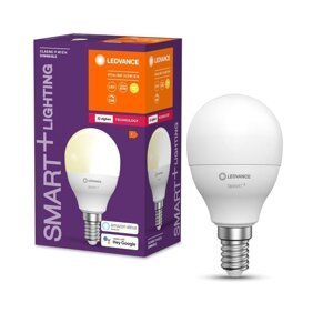 Chytrá LED zigbee stmívatelná žárovka E14 4,9 W CLASSIC P, teplá bílá
