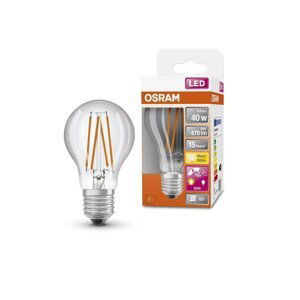 LED žárovka se senzorem E27 4,9 W DAY NIGHT CLASSIC A, teplá bílá