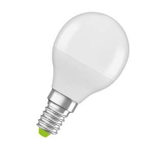LED žárovka z recyklovaného plastu kapka E14, teplá bílá