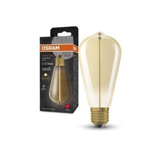 Magnetická LED zlatá žárovka E27 VINTAGE 2.2 W, teplá bílá