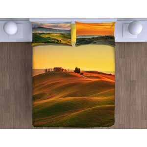 Gipetex Natural Dream 3D italské povlečení 100% bavlna Tuscany - 140x200 / 70x90 cm