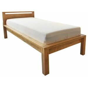 Oak´s Dubová postel Mono Robust - dub rustik - 90x200 cm