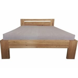 Oak´s Dubová masivní postel Grandioso - dub rustik - 140x200 cm