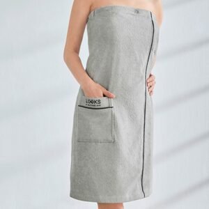 LOOKS by Wolfgang Joop Wolfgang JOOP! Saunový kilt pro ženy 80x140 cm Light Grey