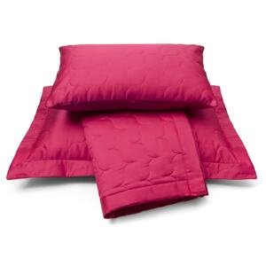 Vandyck Luxusní saténový přehoz na postel Raspberry - malinová - 260x260 cm